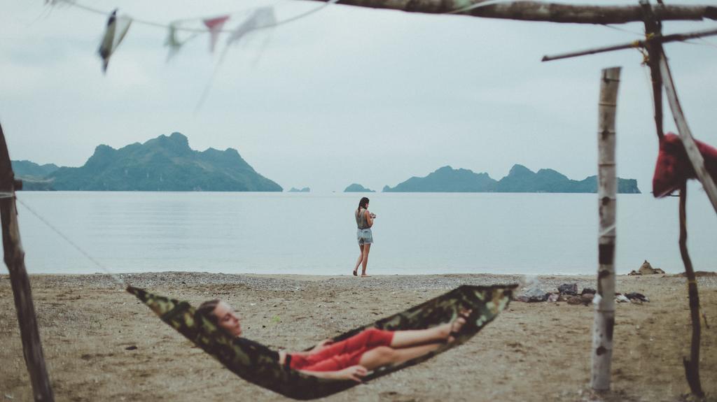 Woodstock Beach Camp Hien Hao Eksteriør billede
