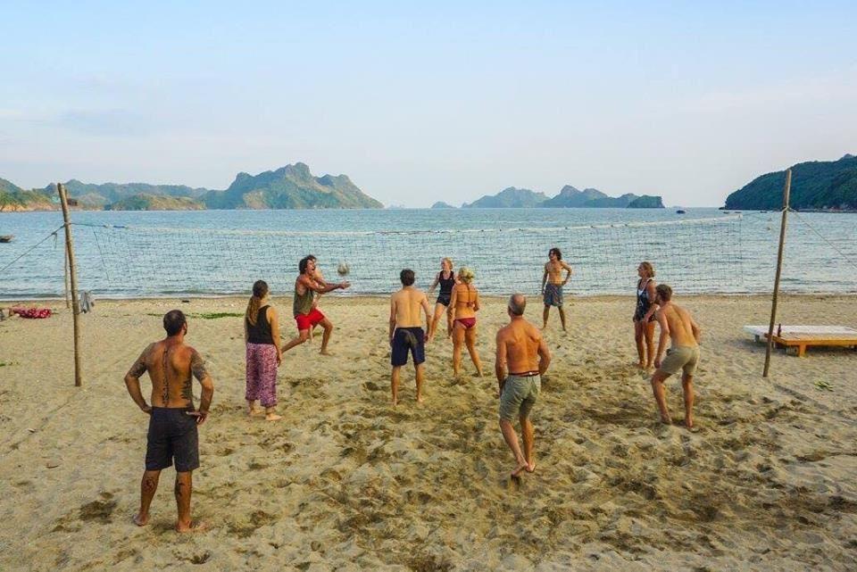 Woodstock Beach Camp Hien Hao Eksteriør billede