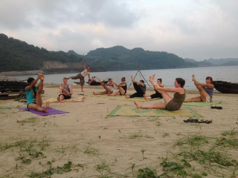 Woodstock Beach Camp Hien Hao Eksteriør billede